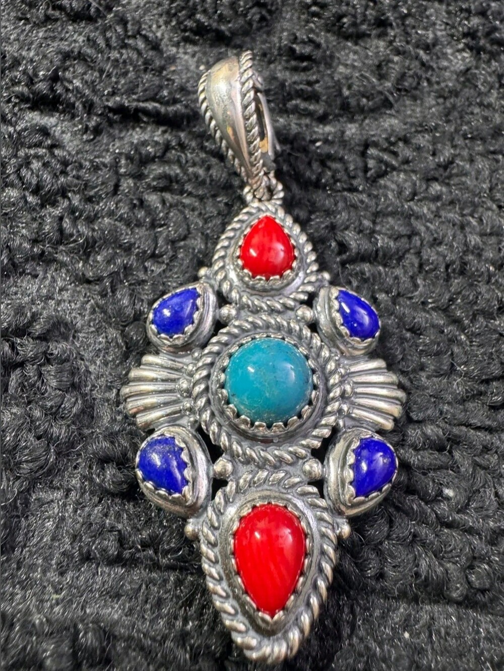 Carolyn Pollack Enhancer Pendant Sterling Silver
